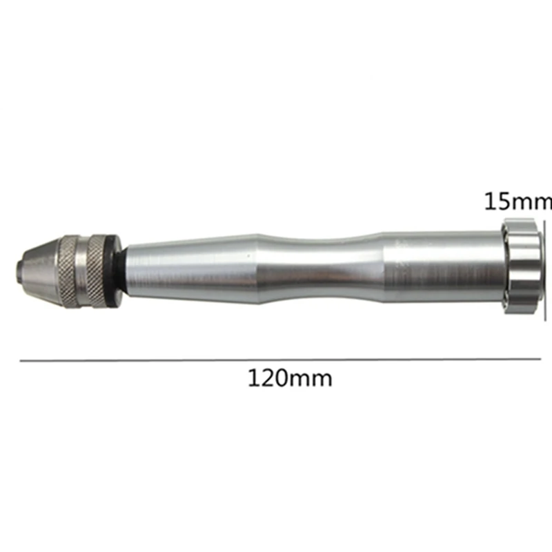 11 шт. Мини Микро алюминиевая ручная дрель с бесключевым патроном HSS спиральное