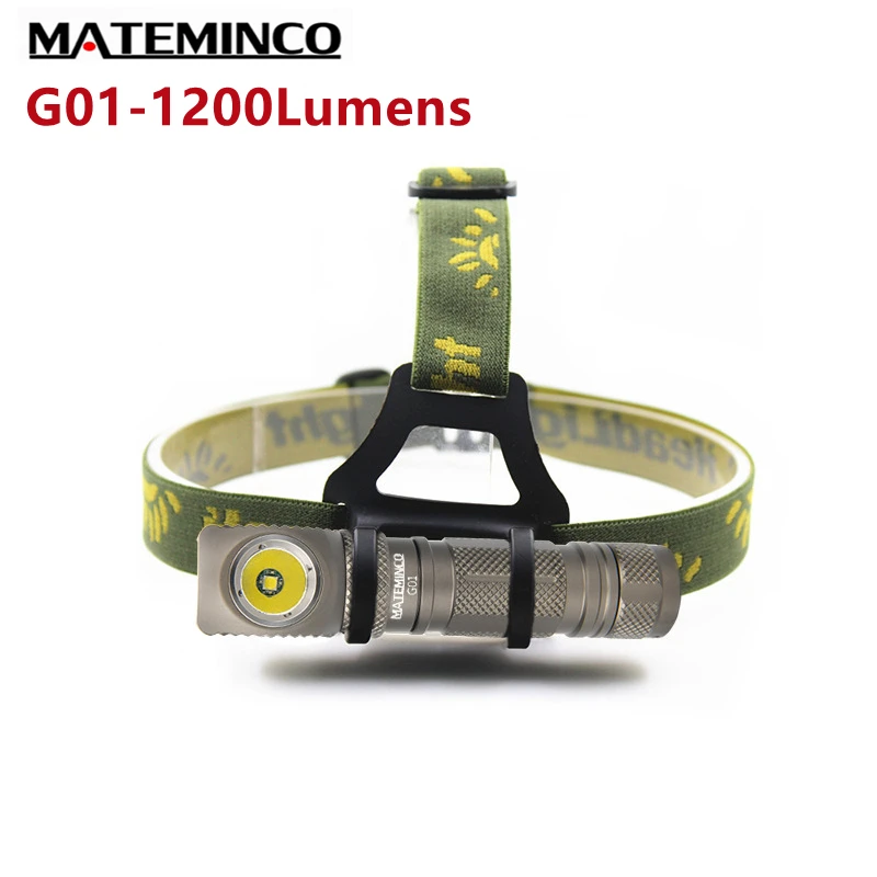 

Налобный фонарь MATEMINCO G01, L-образный угол, 1200 лм, светодиодный фонарь с разъемом Type-C, магнитный перезаряжаемый фонарь для наружного освещения