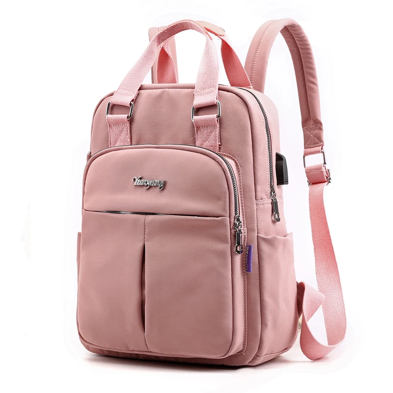 

Diaper Backpack newborn baby care Nursing nappy bag backpack mummy maternity bags with USB Outdoor Handbag BXY039