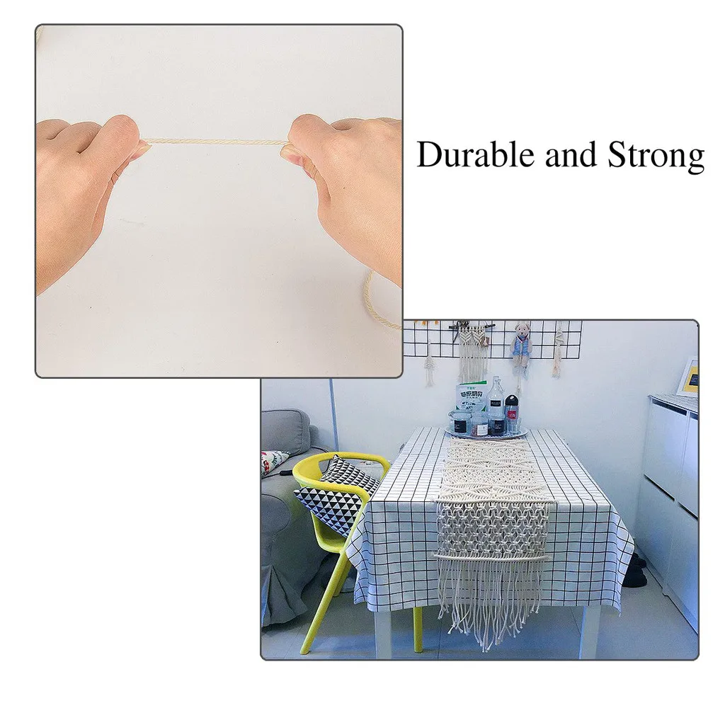 3 мм х 200 м макраме хлопковый шнур для стене висит Ловец снов нить веревочными