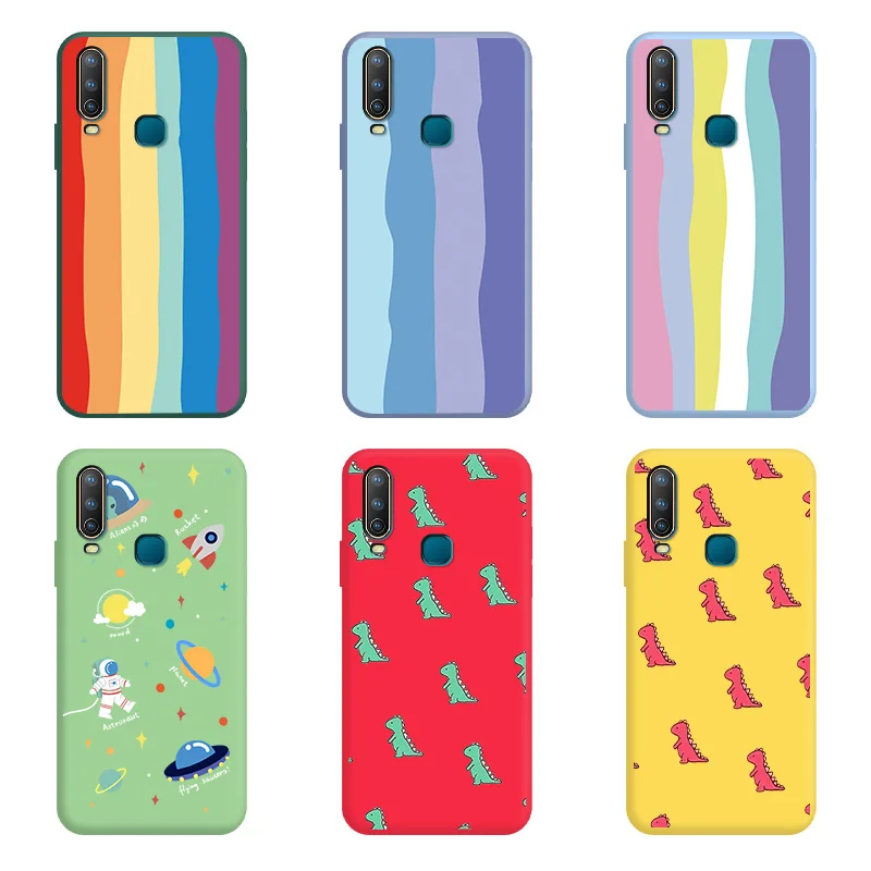 

For VIVO Y3 Case Personality Tide Thin Shell For VIVO Y17 Case Sexy Cute Cartoon Personality Silicone Soft TPU Phone Case