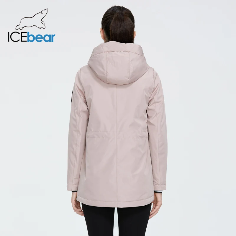 ICEbear 2020 Женская весенняя куртка качественная женская модная одежда с капюшоном