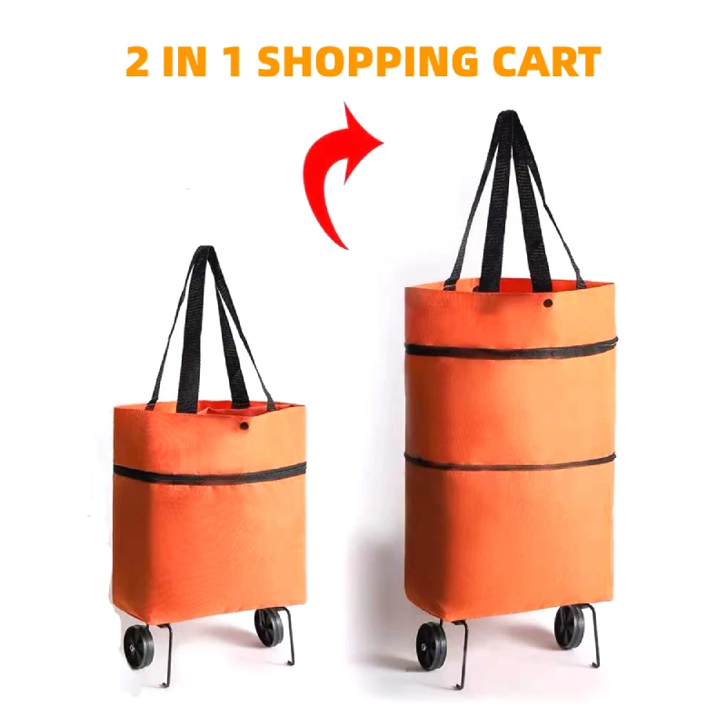 Складная сумка для покупок 30 л тележка на колесах многоразовый экологически