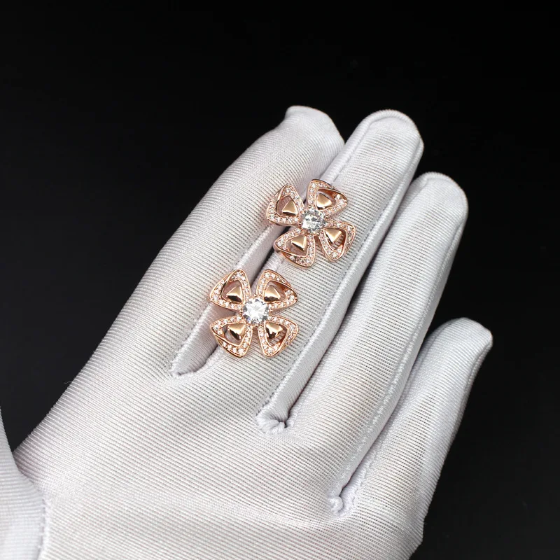 Модные ювелирные изделия для вечеринки женщин маленькие серьги-гвоздики в виде