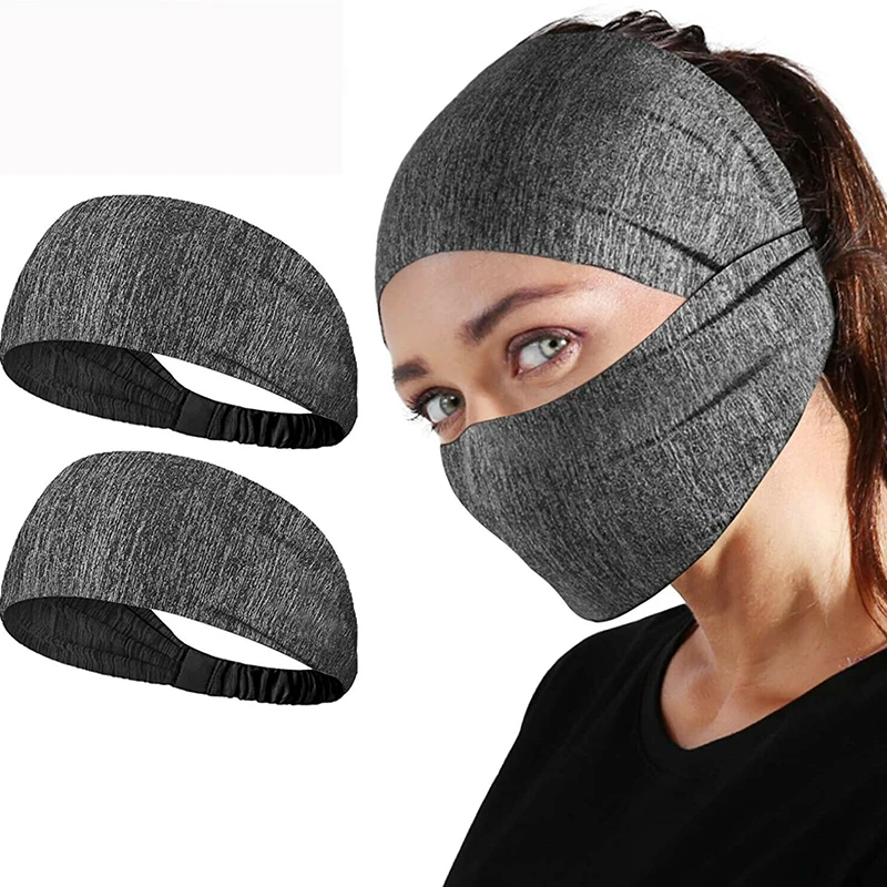 

Women Men Wide Sports Headband Stretch Hair Bands Elastic Sweatband for Running Yoga Outdoor BHD2