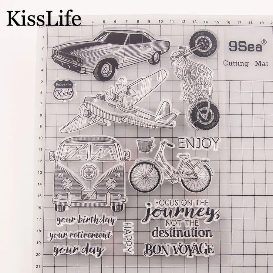 Новинка 2019 1 лист штампы с надписью Enjoy для автомобиля грузовика велосипеда