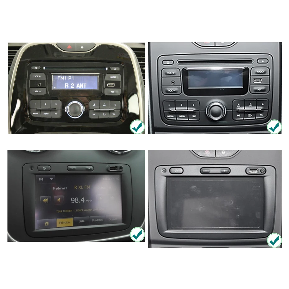 1 din " Android 9,0 Восьмиядерный Автомобильный dvd стерео для Renault Dacia Duster Sandero авто радио gps ГЛОНАСС навигация автомобильный мультимедиа
