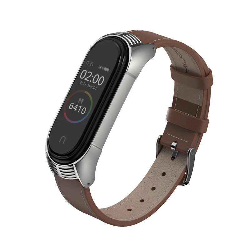 Браслет из натуральной кожи для mi Band 4 ремешок для Xiaomi mi Band 4 correa mi band 3 ремешок TF стиль смарт ремешок для часов аксессуары