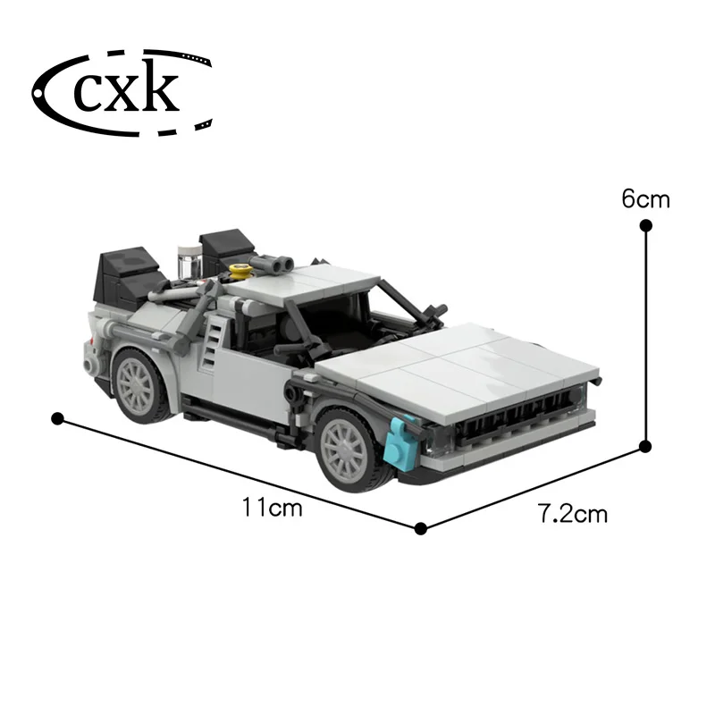 

High-Tech Super Racing Car MOC-30085 DeLoreaning Time Machine MOC-23436 Back To The Future Building Blocks Bricks Toys Kids Gift
