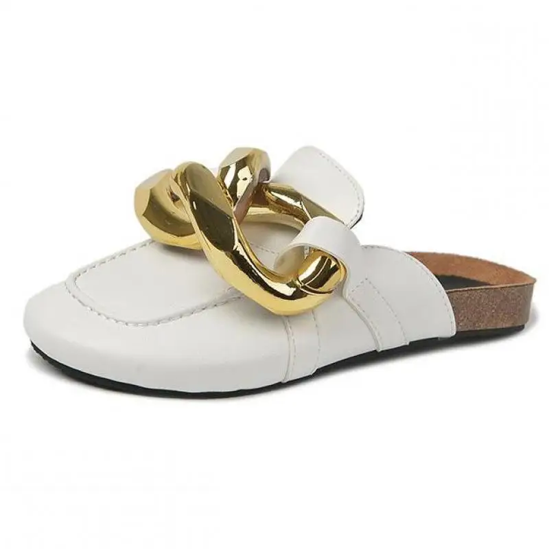 Брендовые дизайнерские женские тапочки модные большие сандалии с золотой