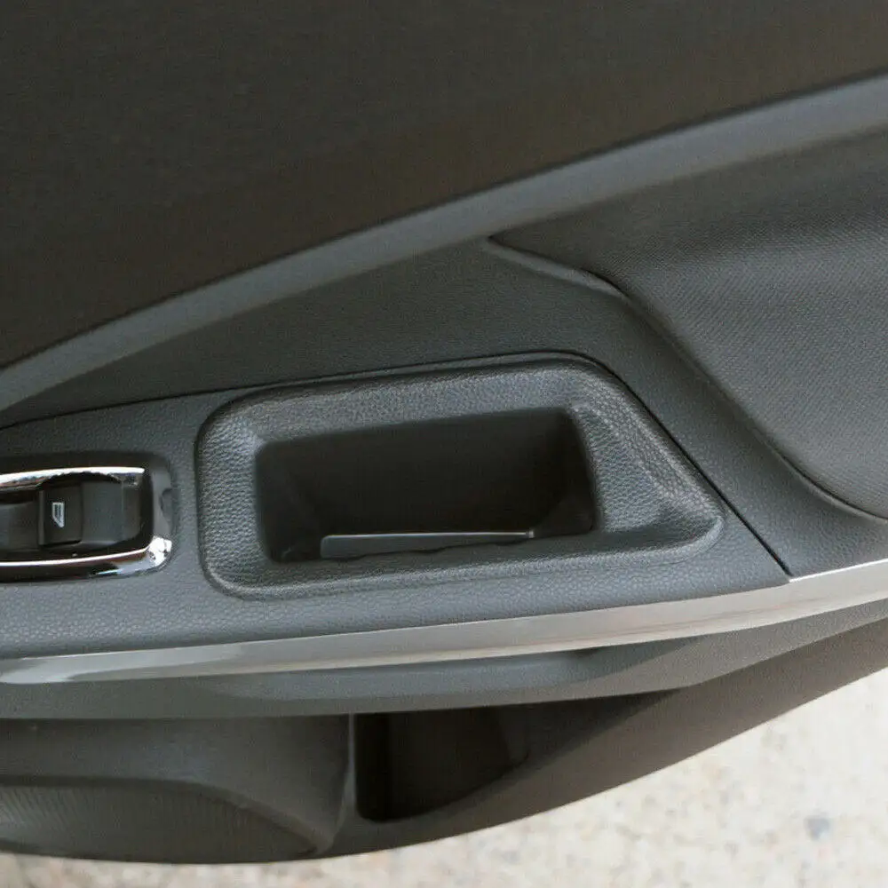 

2pcs Rear Door Interior Armrest Storage Box Container For Ford Ecosport 18-19