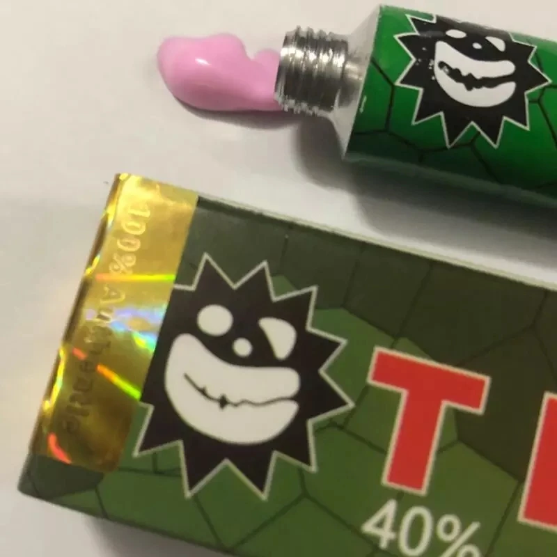

40% green tktx Pink cream for Permanent makeup beauty Body Eyebrow Eyeliner Lips Supplies 10g