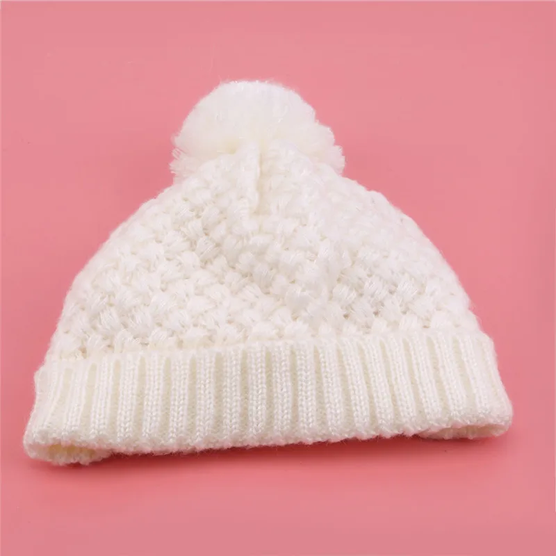 

Casual Wool Cap Plus Thick Ear Hat Sleeve Head Cap Outdoor Warm Knit Caps Ladies New Autumn Winter Hats For Women