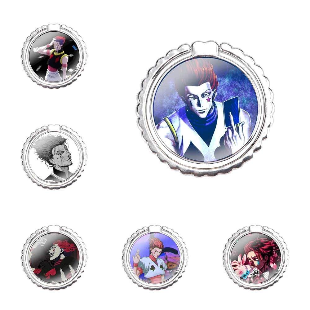 Hisoka Anime Hunter X hunter Mobile Phone Finger Ring Holder 360 Degree Metal Stand Fashion Design Creative Cartoon |
