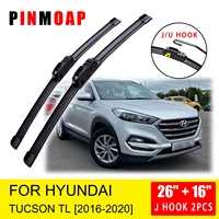 for hyundai tucson 2016 2017 2018 2019 2020 front wiper blades brushes cutter accessories u j hook windshield windscreen