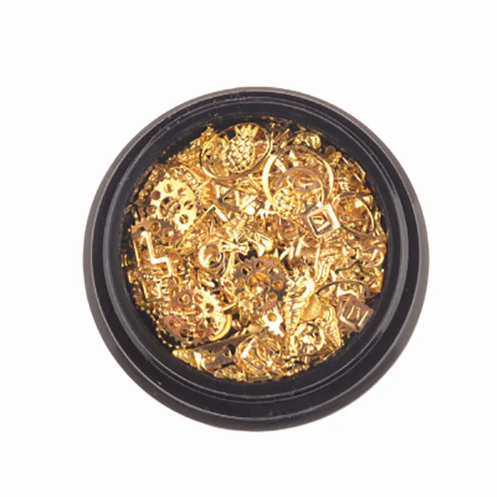

2/3 Bottle Metal Golden Star Moon Drill Shell Openwork Circle Epoxy Resin Mold Jewelry Filling DIY Art Crafts Tool Accessory