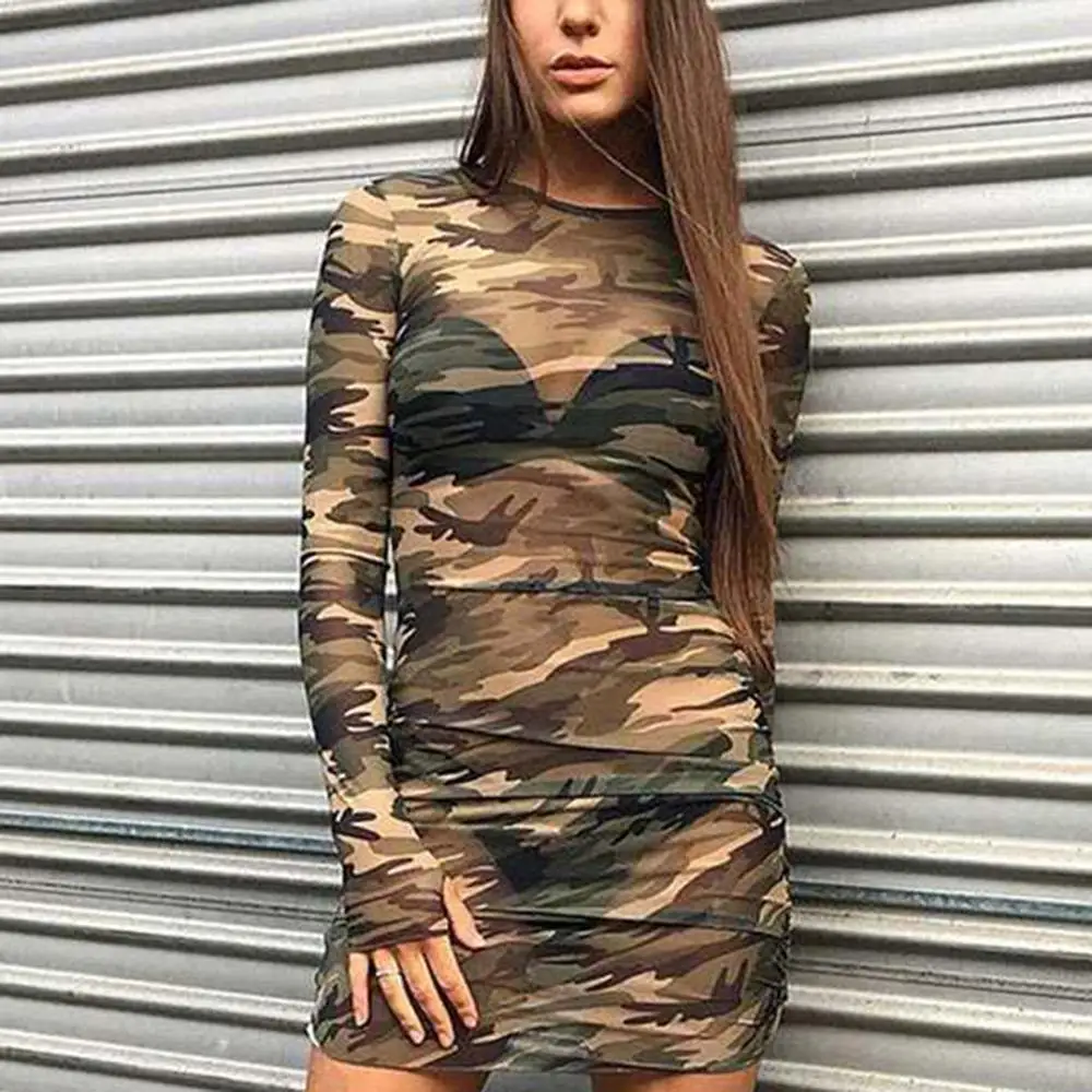 Женское облегающее платье с леопардовым принтом DANALA разноцветное Клубное