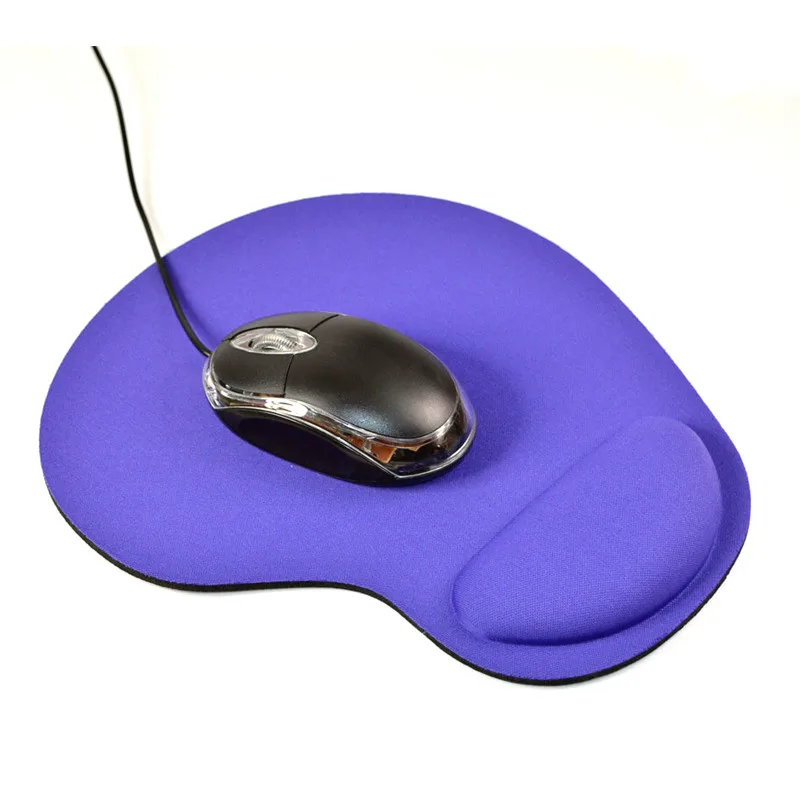 

New Small Feet Shape Mouse Pad Support Wrist Comfort Mat Soild Color Computer Games Mousepad Creative EVA Soft Mouse Pad 1 Pc