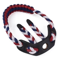 1pcs compound bow wrist sling strap nylon braided paracord suitable for archery hunting outdoor accessory