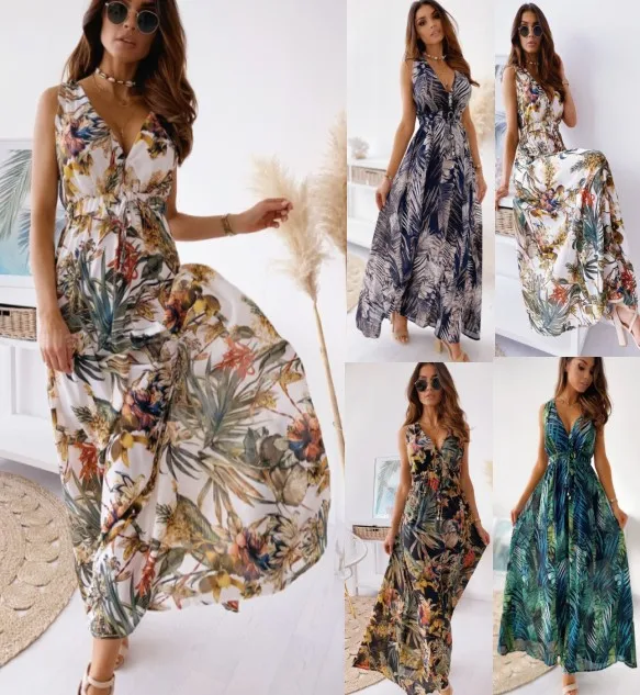 

Summer 2022 new printed lace dress women's clothing