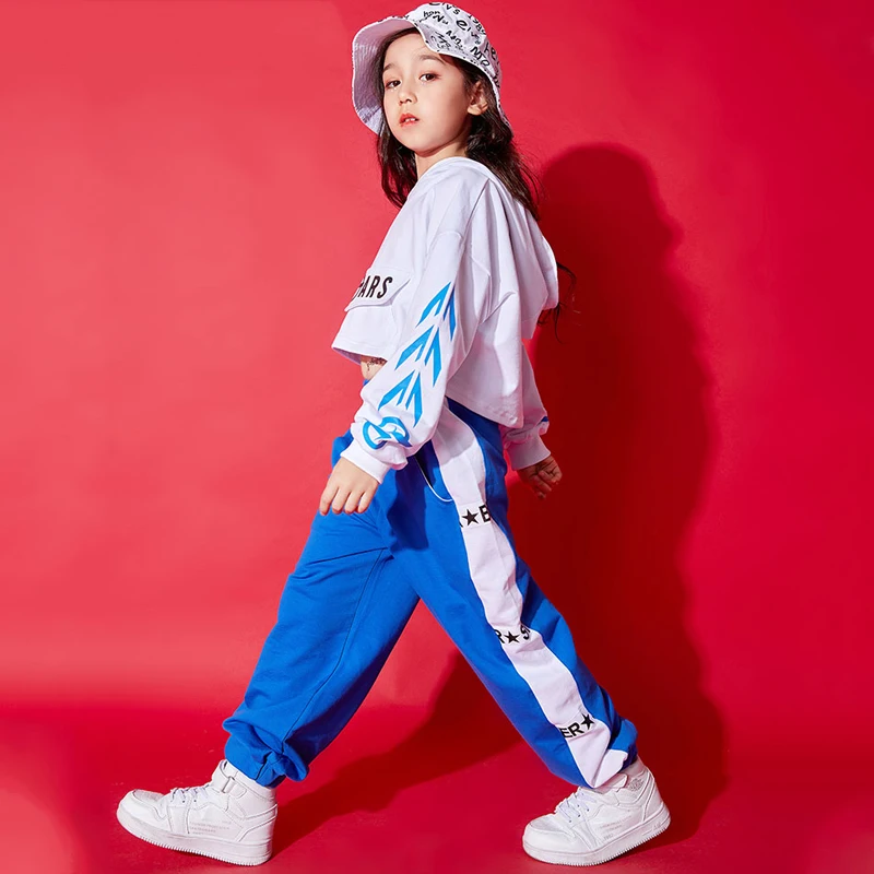 

Kids Ropa Hip Hop Dancing Clothes 2019 Cheerleading Jazz Dance Costume Hiphop Outfit School Stage Dress Performance Wear 3153