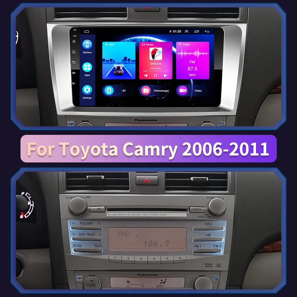 Мультимедийная магнитола для Toyota Camry мультимедийная стерео-система на Android 10 с 9