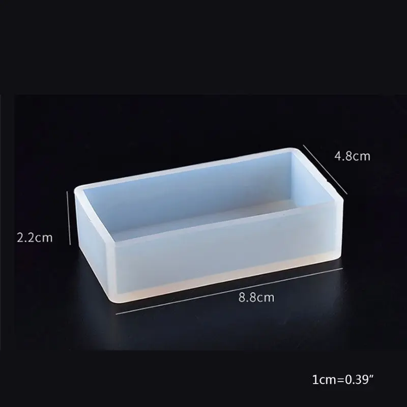 

Resin Crystal Epoxy Silicone Rectangle Mould DIY Crafts Dried Flower Decor Mold