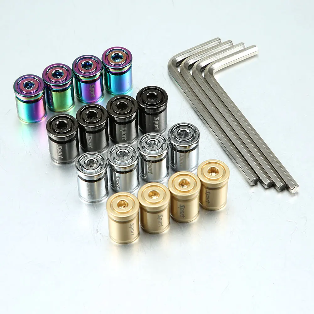 AQTQAQ 1Set New Zinc Alloy Anti-theft Sport Car Tire Valve Caps Wheel Tires Trye Stem Air Cap Airtight Covers for Styling | Автомобили и