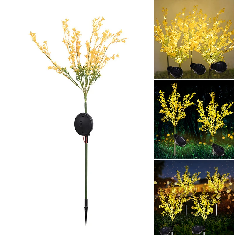 

Hot Sale LED Solar Rape Flower Light Waterproof Outdoor Landscape Decorative Lamp for Garden Courtyard Lawn Decor Solar Lamps