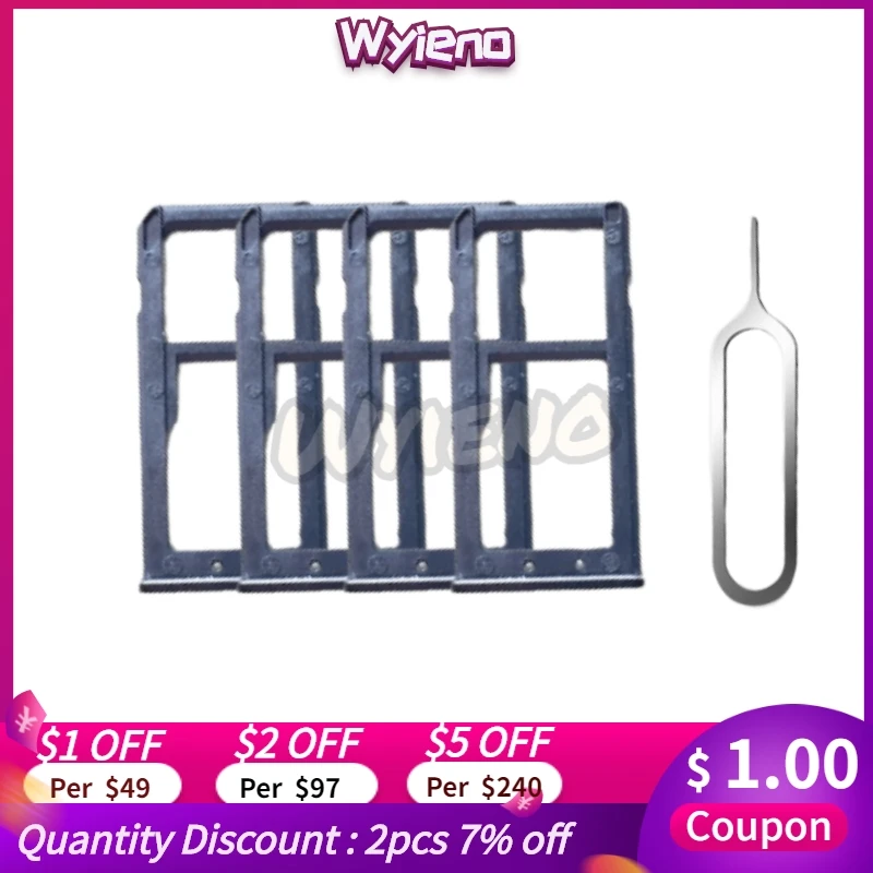 Wyieno SIM Card Tray Holder Slot For Nokia 6 N6 Replacement parts + Tracking | Мобильные телефоны и аксессуары
