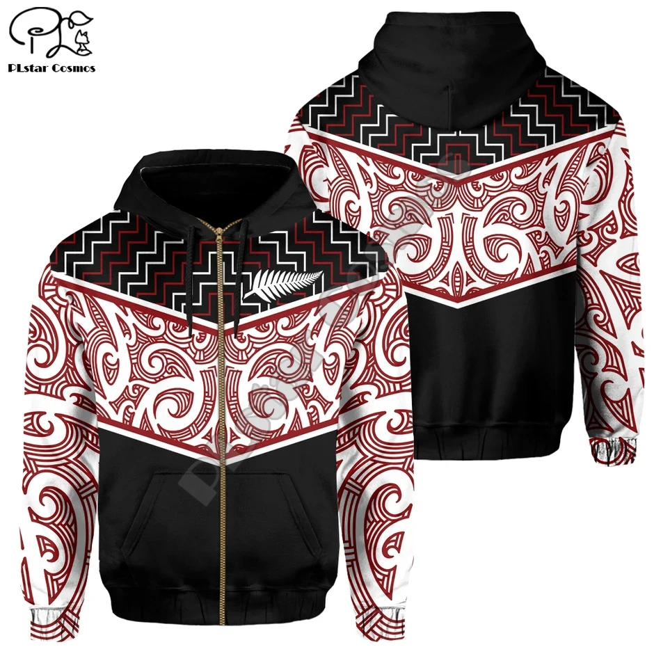 

NewFashion NewZealand Maori Tribe Aotearoa Country Flag Tattoo Autumn Tracksuit Men/Women Harajuku Streetwear 3DPrint Hoodies D4