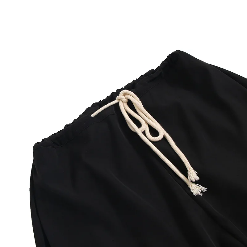 Женские брюки на шнуровке Wixra повседневные свободные длинные с высокой талией