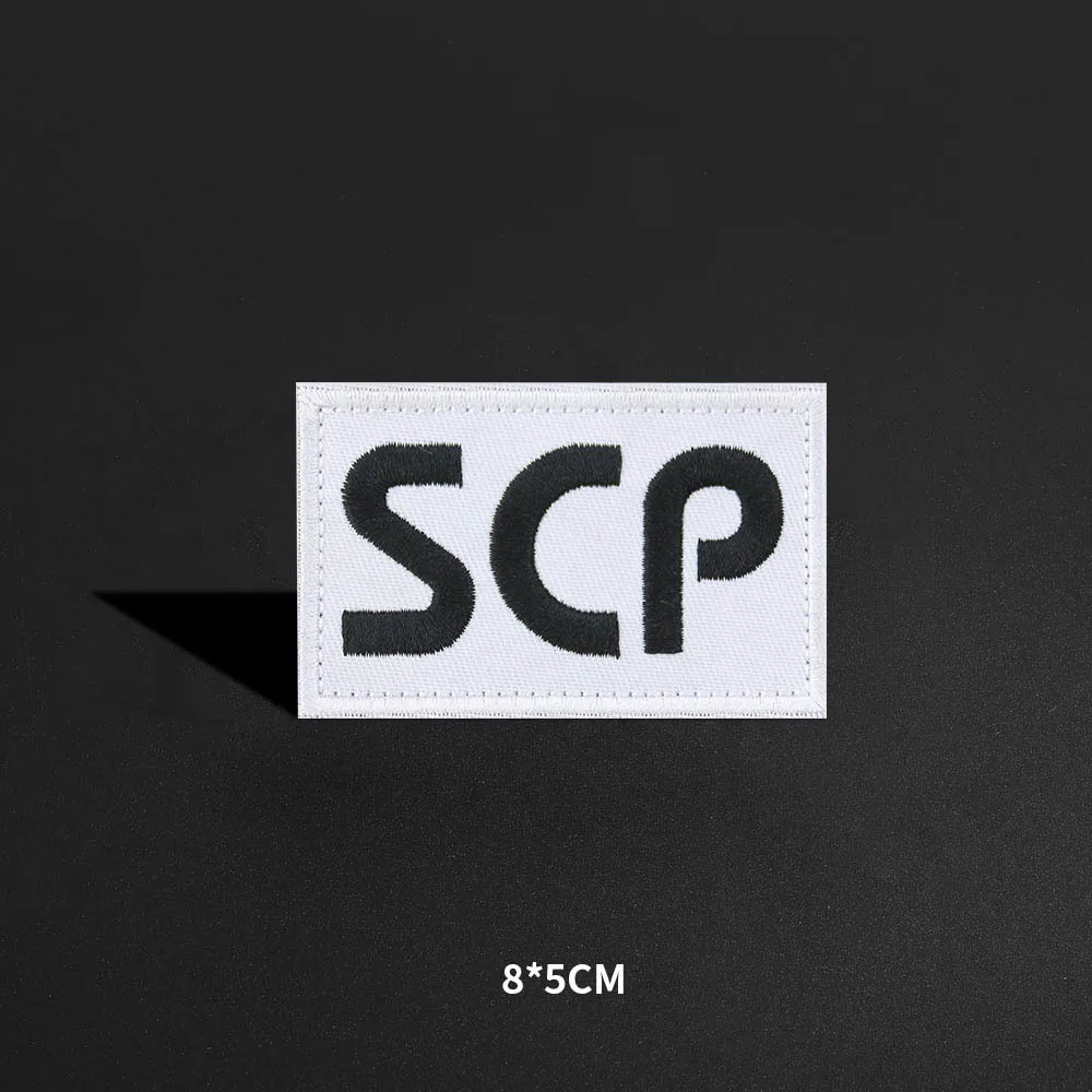 Супернатуральная нашивка-символ SCP для вышивки наклейка с надписью значок