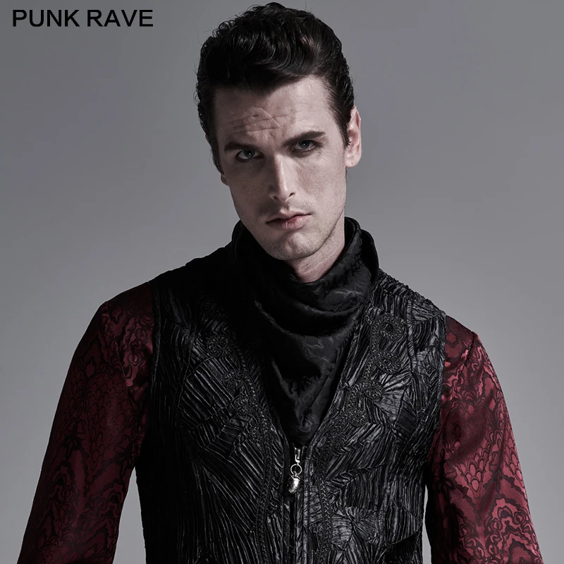 

Мужской треугольный шарф Вуаль Punk Rave WS-424KZM ткань для лица или шарф двойного назначения