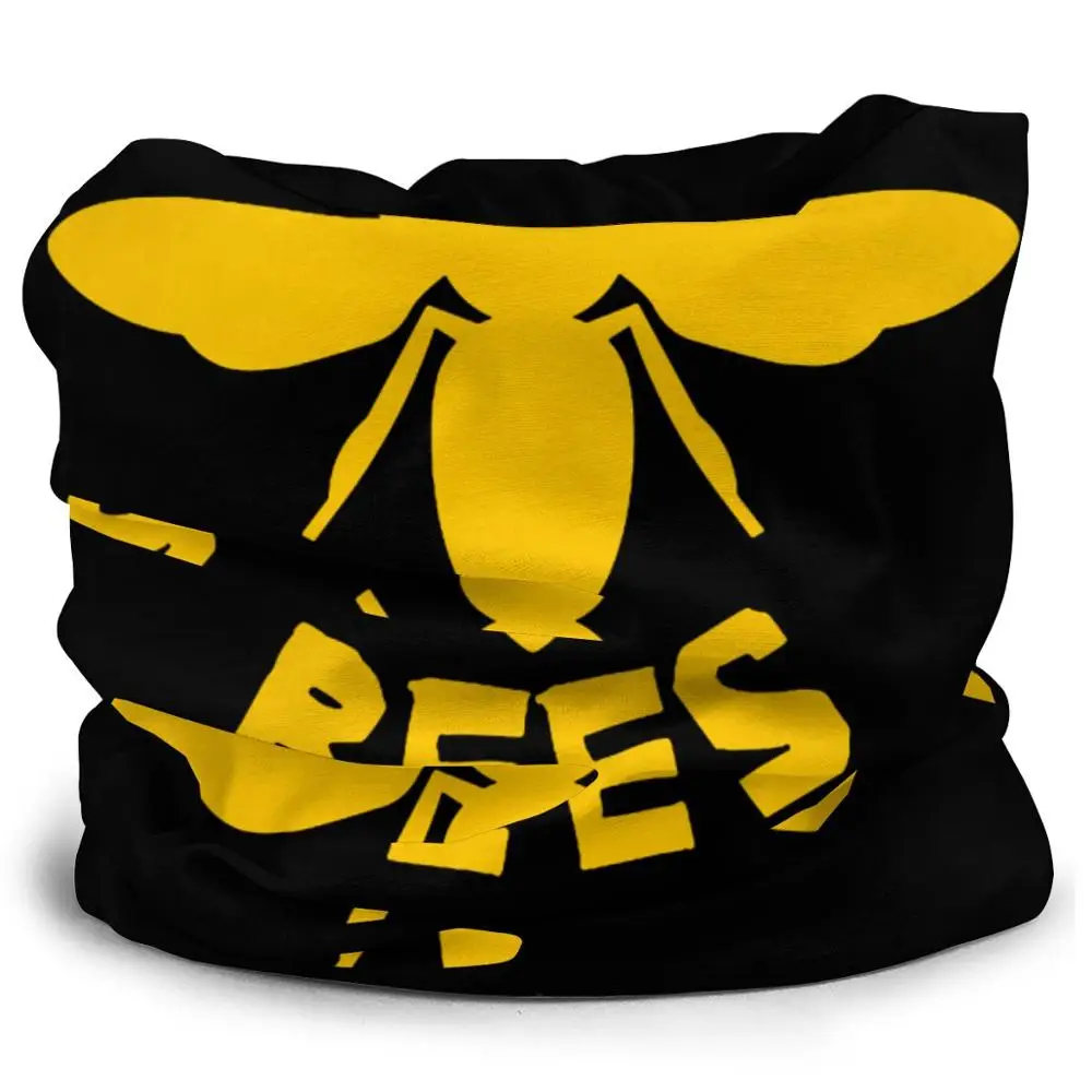 Save The Bees Bug Yellow harry bandanas scarf DIY potter-love Antibacterial Scrunchies Outdoors Neck Gaiter hair accessories |