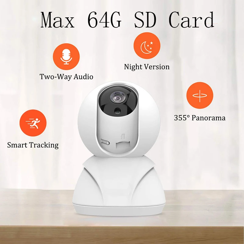 KuWfi 1080P HD ip-камера беспроводной детский монитор домашняя сеть безопасности Wifi PTZ