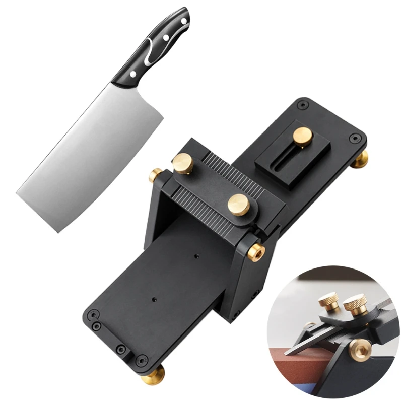 

Home Kitchen Linear Orbit Fixed Angle Sharpener Aluminum Sharpening Frame Knife Sandstone Woodworking Tool for Planer