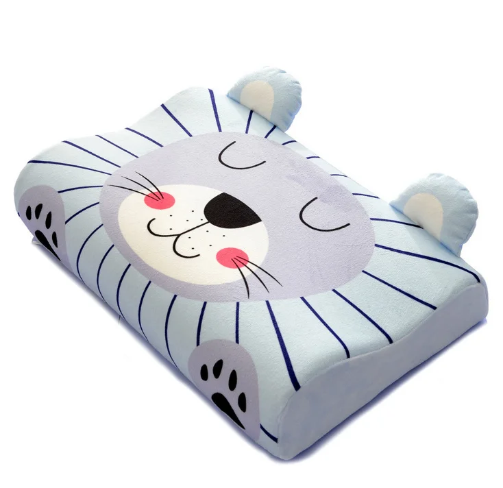 

0-6years Memory Foam Pillow Cover without filler Orthopedic Pillow Cotton Ne Pillow Fiber Slow Rebound Soft Baby Pillow Cover