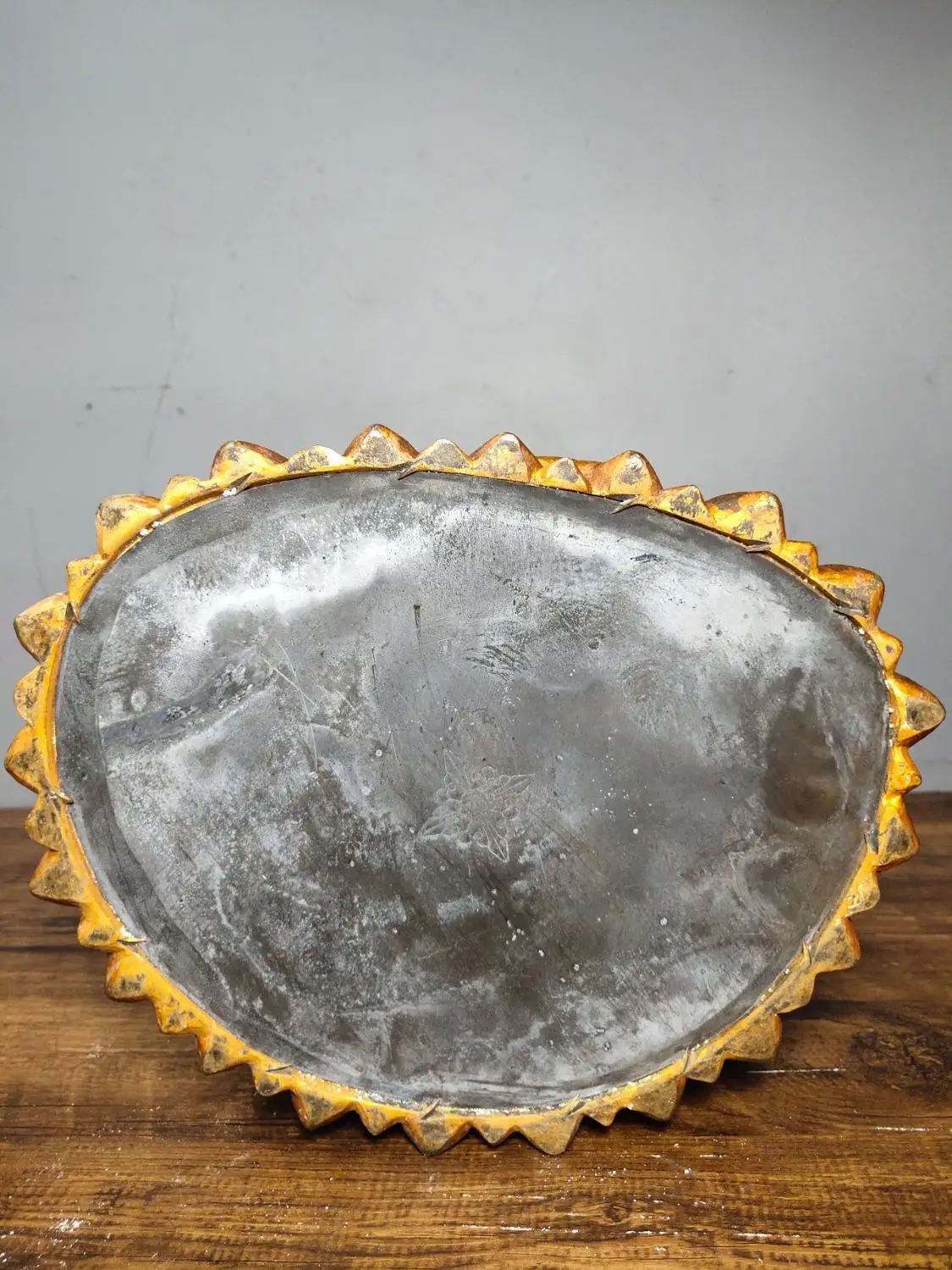 

13" Tibet Buddhism Temple Old Bronze Gilt Double Lotus Green Tara Guanyin Buddha Statue Avalokitesvara statue Amitabha statue