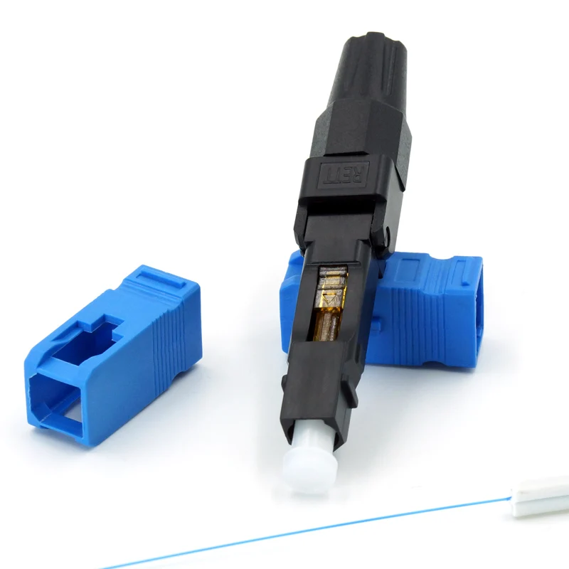 free shipping ftth sc upc single mode fiber optic sc quick connector ftth fiber optic fast connector sc connector free global shipping
