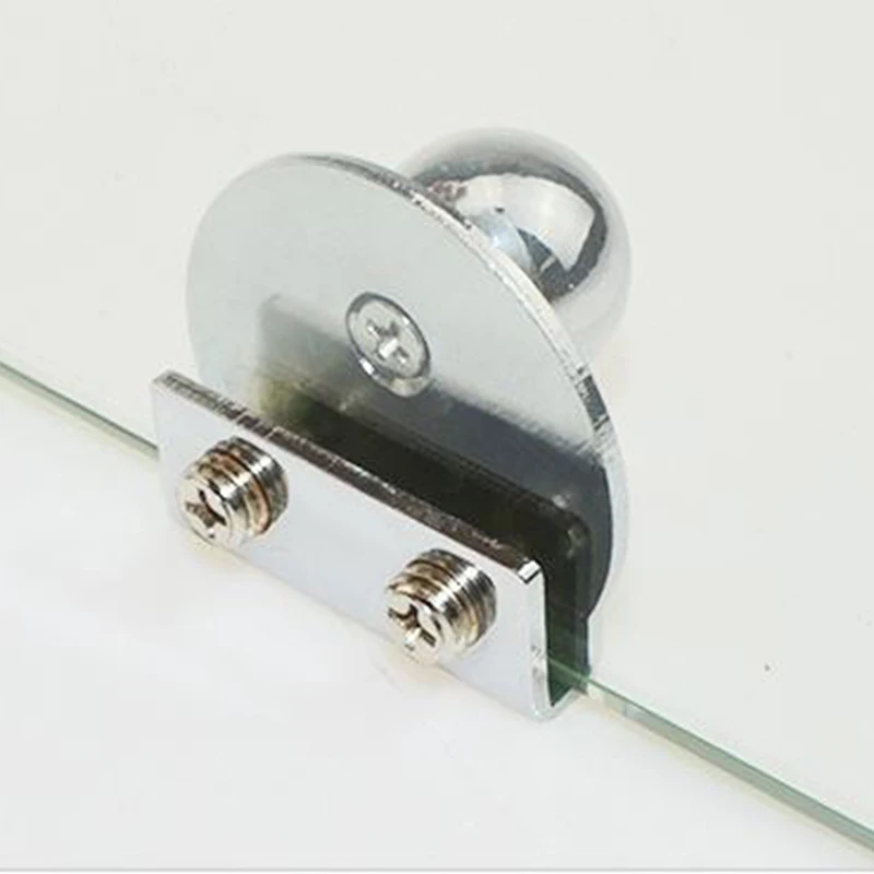 2 шт из нержавеющей стали Безрамная стеклянная дверная ручка для винного шкафа