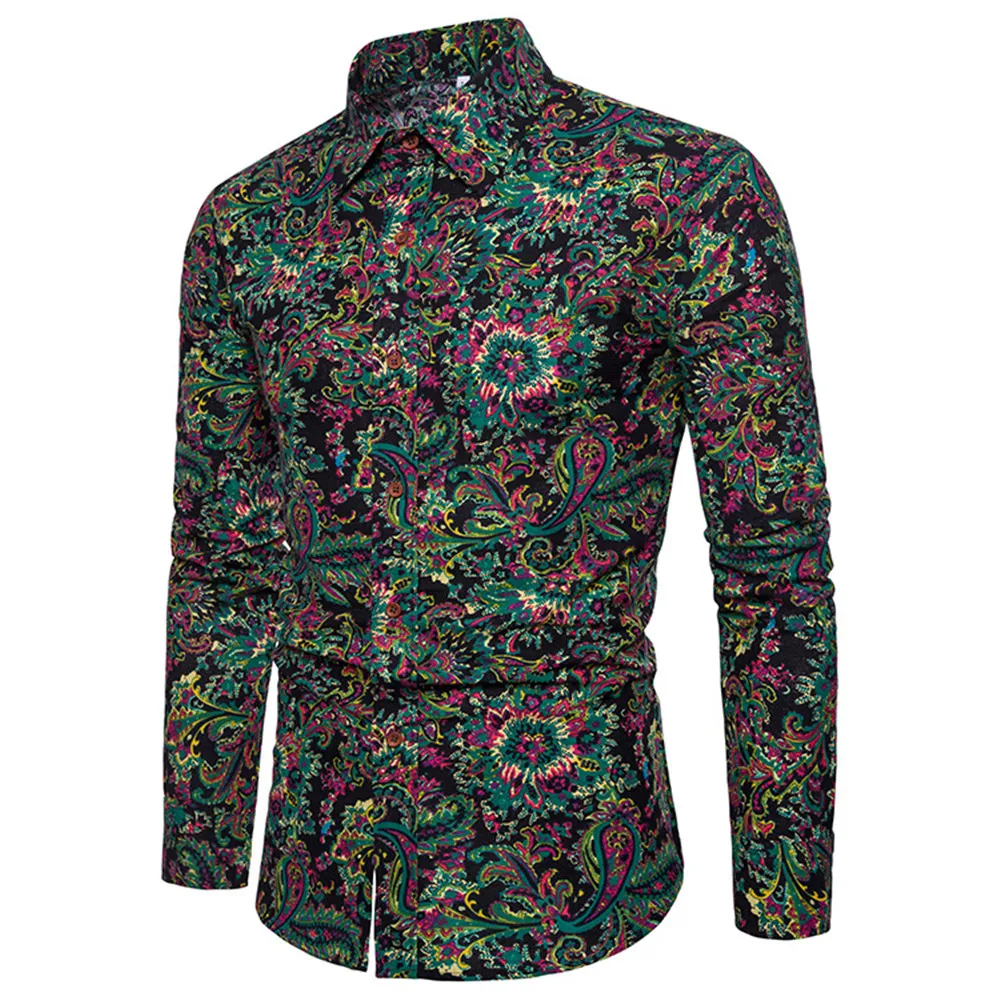 Shirt D Мужской комплект для отдыха, льняные длинные штаны, этнический стиль, пэчворк, мужской костюм, праздничная одежда размера плюс, 5XL, европейская тонкая рубашка, осень, новинка - Цвет: Shirt D