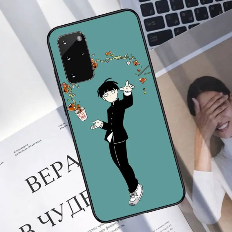 

Mob psycho 100 Shigeo Kageyama anime Phone Case For Samsung A40 A31 A50 A51 A71 A20E A20S S8 S9 S10 S20 Plus note 20 ultra