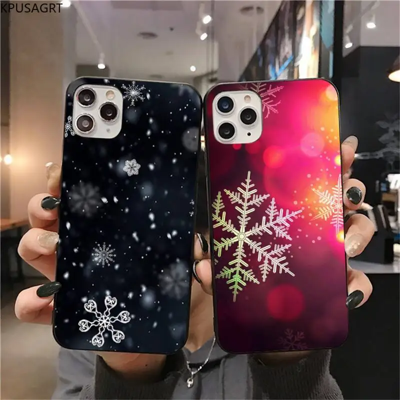 

KPUSAGRT Mysterious snowflake Phone Case for iphone 12 pro max 11 pro XS MAX 8 7 6 6S Plus X 5S SE 2020 XR case