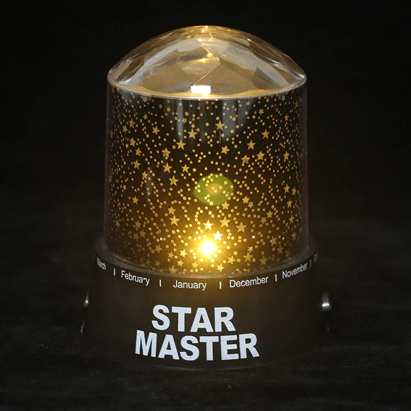 

1Pcs Colorful LED Starry Sky Projector Night Light Starry Night Galaxy Atmosphere Lamp Romantic Birthday Gift Flashing Light