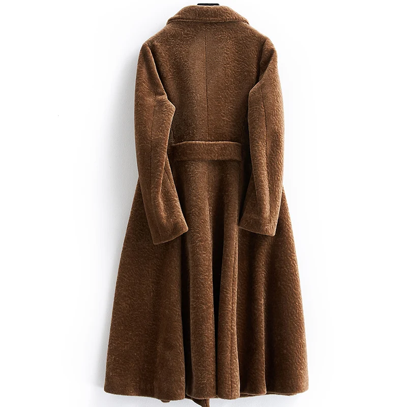 Пальто из натурального меха осенне-зимнее пальто женская одежда 2020 Корейская