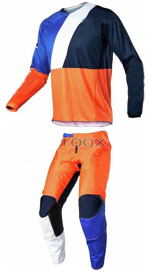 2021 Troy Fox MX 180 LOVL SE синий красный велосипедный комплект снаряжения для мотокросса