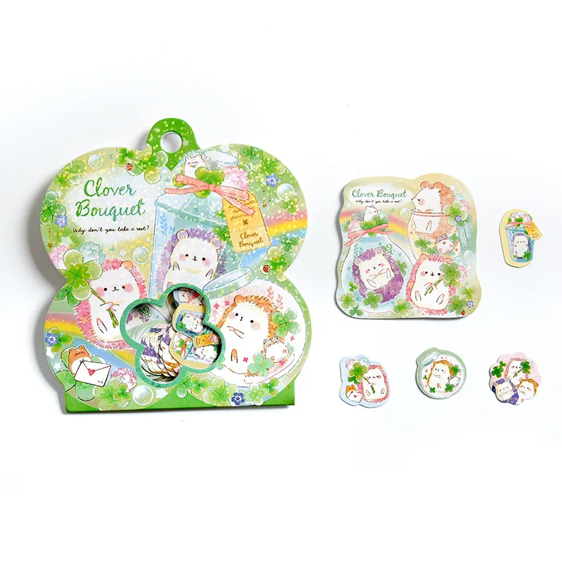 Washi бумага цветовой стикер карикатуры пакет Симпатичный типа сделай себе сам