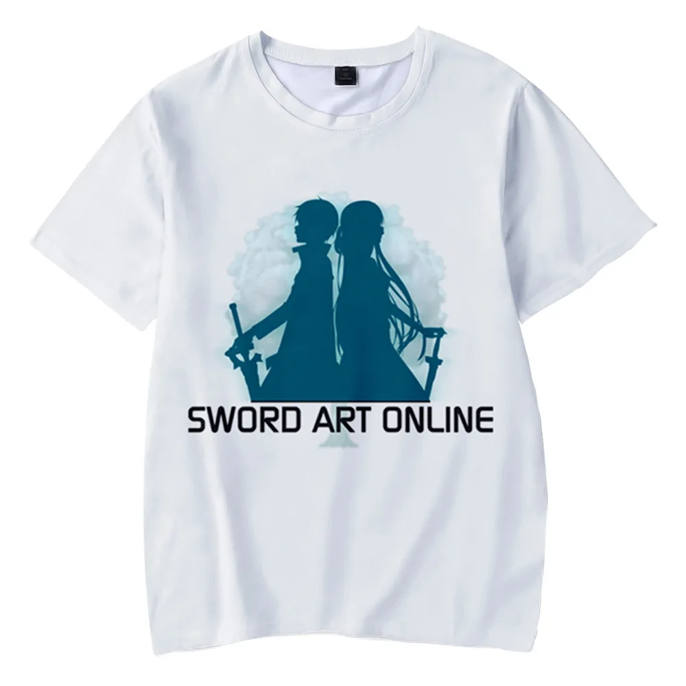 Аниме обувь для вечеринки в Стиле косплей Sword Art Online 3D принт футболка женщин и