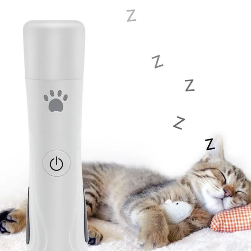 

ZL LED Rechargeable Pet Nail Grinder Dog Nail Clippers Painless USB Electric Cat Paws Nail Cutter Grooming Trimmer File
